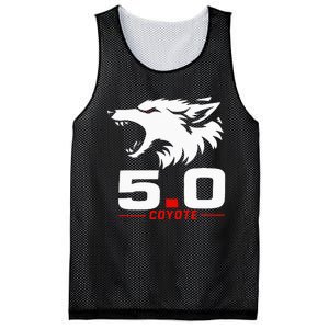 5.0 Coyote Distressed Gift Idea For Adorable Mesh Reversible Basketball Jersey Tank