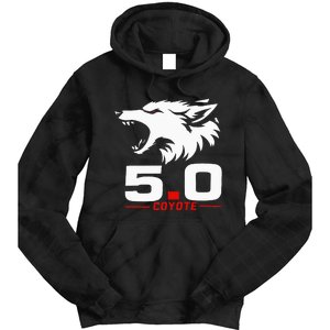 5.0 Coyote Distressed Gift Idea For Adorable Tie Dye Hoodie