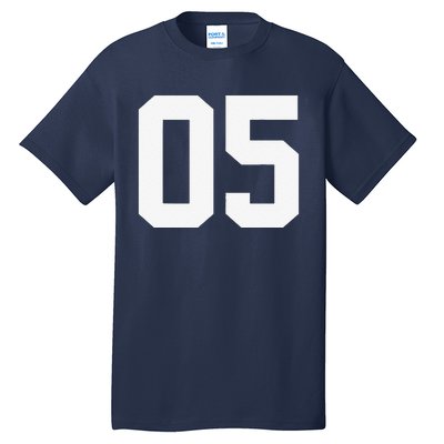 5 Cool Distressed Birthday Lucky Number Player 5th Tall T-Shirt