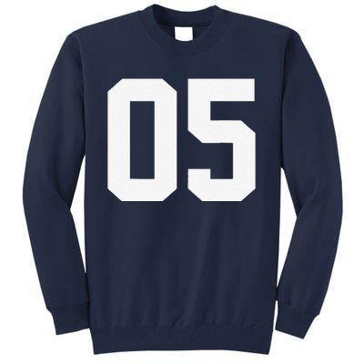 5 Cool Distressed Birthday Lucky Number Player 5th Tall Sweatshirt