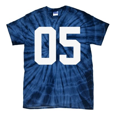 5 Cool Distressed Birthday Lucky Number Player 5th Tie-Dye T-Shirt