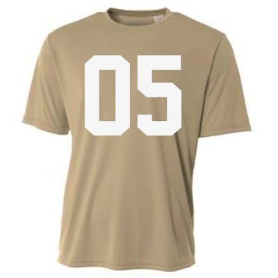 5 Cool Distressed Birthday Lucky Number Player 5th Cooling Performance Crew T-Shirt