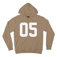 5 Cool Distressed Birthday Lucky Number Player 5th Hoodie