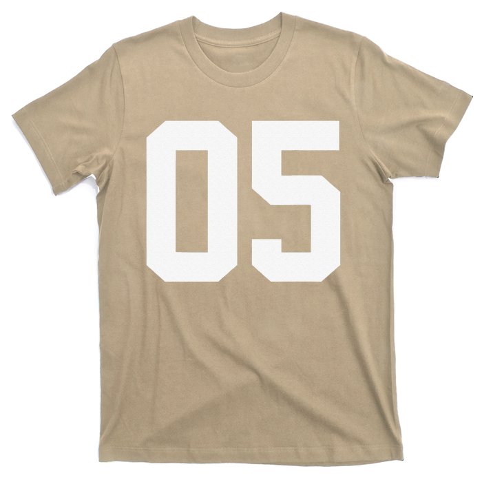 5 Cool Distressed Birthday Lucky Number Player 5th T-Shirt