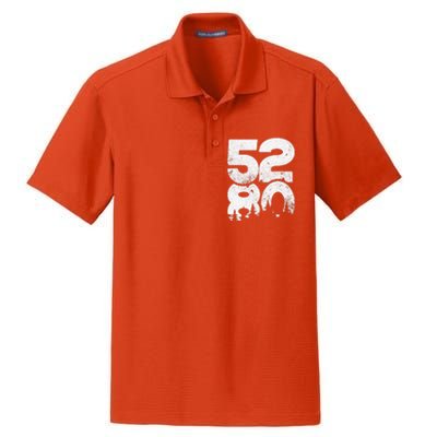 5280 Colorado Mountains Mile High Dry Zone Grid Polo