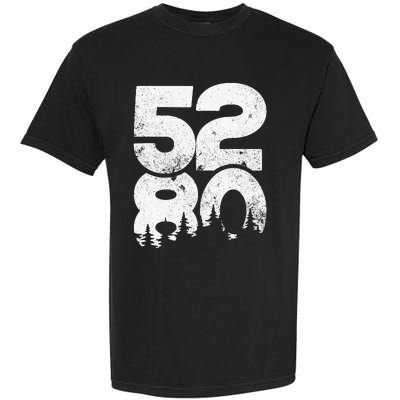 5280 Colorado Mountains Mile High Garment-Dyed Heavyweight T-Shirt