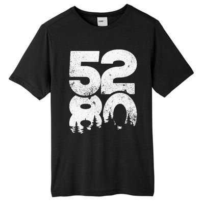 5280 Colorado Mountains Mile High Tall Fusion ChromaSoft Performance T-Shirt