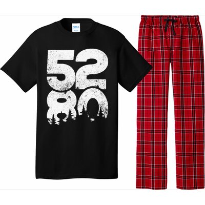 5280 Colorado Mountains Mile High Pajama Set