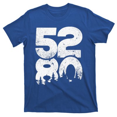 5280 Colorado Mountains Mile High T-Shirt