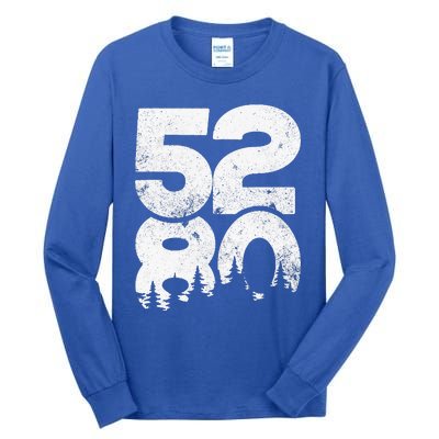 5280 Colorado Mountains Mile High Tall Long Sleeve T-Shirt