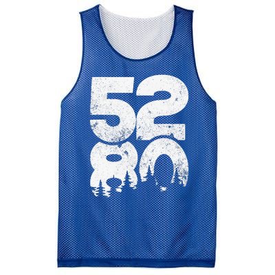 5280 Colorado Mountains Mile High Mesh Reversible Basketball Jersey Tank