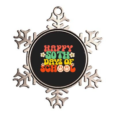 50 Days Happy 50th Day Of School Teacher Students Metallic Star Ornament