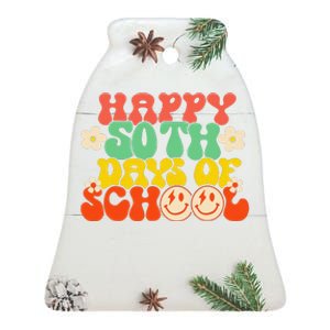 50 Days Happy 50th Day Of School Teacher Students Ceramic Bell Ornament