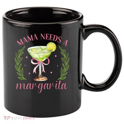 5 de Mayo Coquette Cute Bow Margarita Cinco Mexico 11oz C Handle Ceramic Mug
