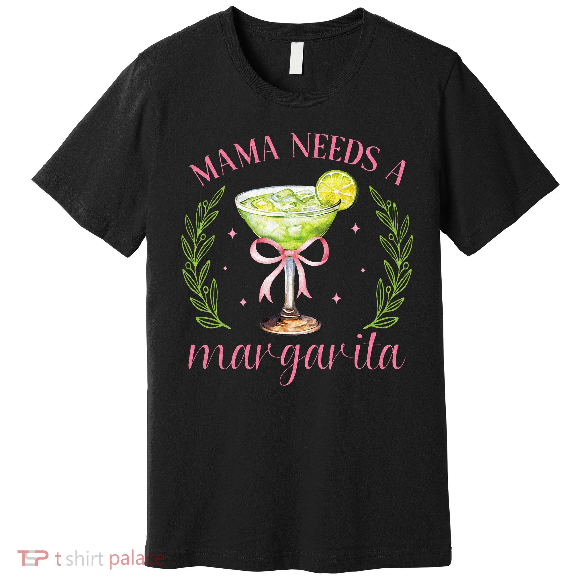 5 de Mayo Coquette Cute Bow Margarita Cinco Mexico Premium T-Shirt