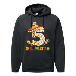 5 DE MAYO CINCO DE MAYO T Performance Fleece Hoodie