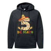 5 DE MAYO CINCO DE MAYO T Performance Fleece Hoodie