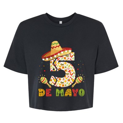 5 DE MAYO CINCO DE MAYO T Bella+Canvas Jersey Crop Tee