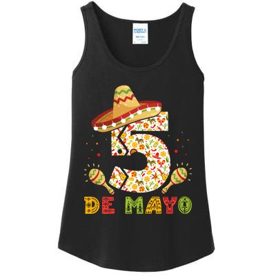 5 DE MAYO CINCO DE MAYO T Ladies Essential Tank