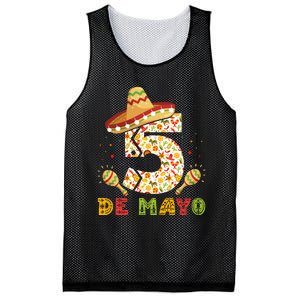 5 DE MAYO CINCO DE MAYO T Mesh Reversible Basketball Jersey Tank