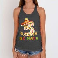 5 DE MAYO CINCO DE MAYO T Women's Knotted Racerback Tank