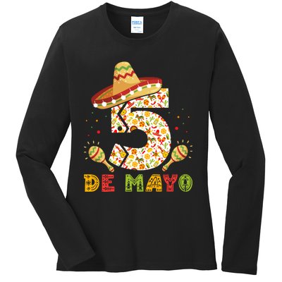 5 DE MAYO CINCO DE MAYO T Ladies Long Sleeve Shirt