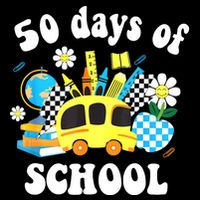 50 Days Of School 50th Day Of School Cooling Performance Crew T-Shirt