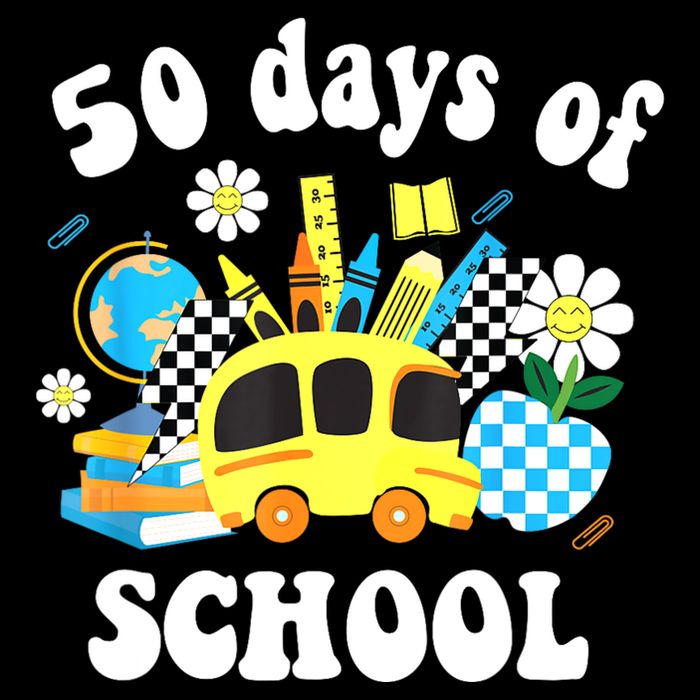 50 Days Of School 50th Day Of School Cooling Performance Crew T-Shirt