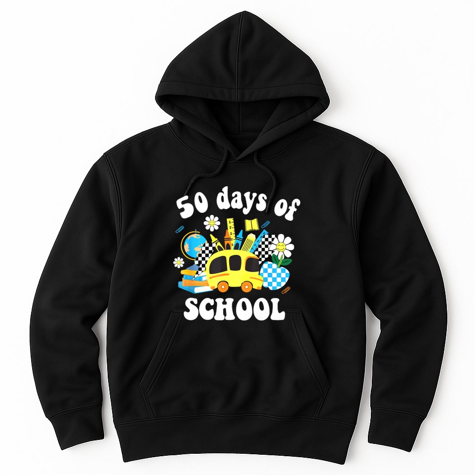 50 Days Of School 50th Day Of School Hoodie