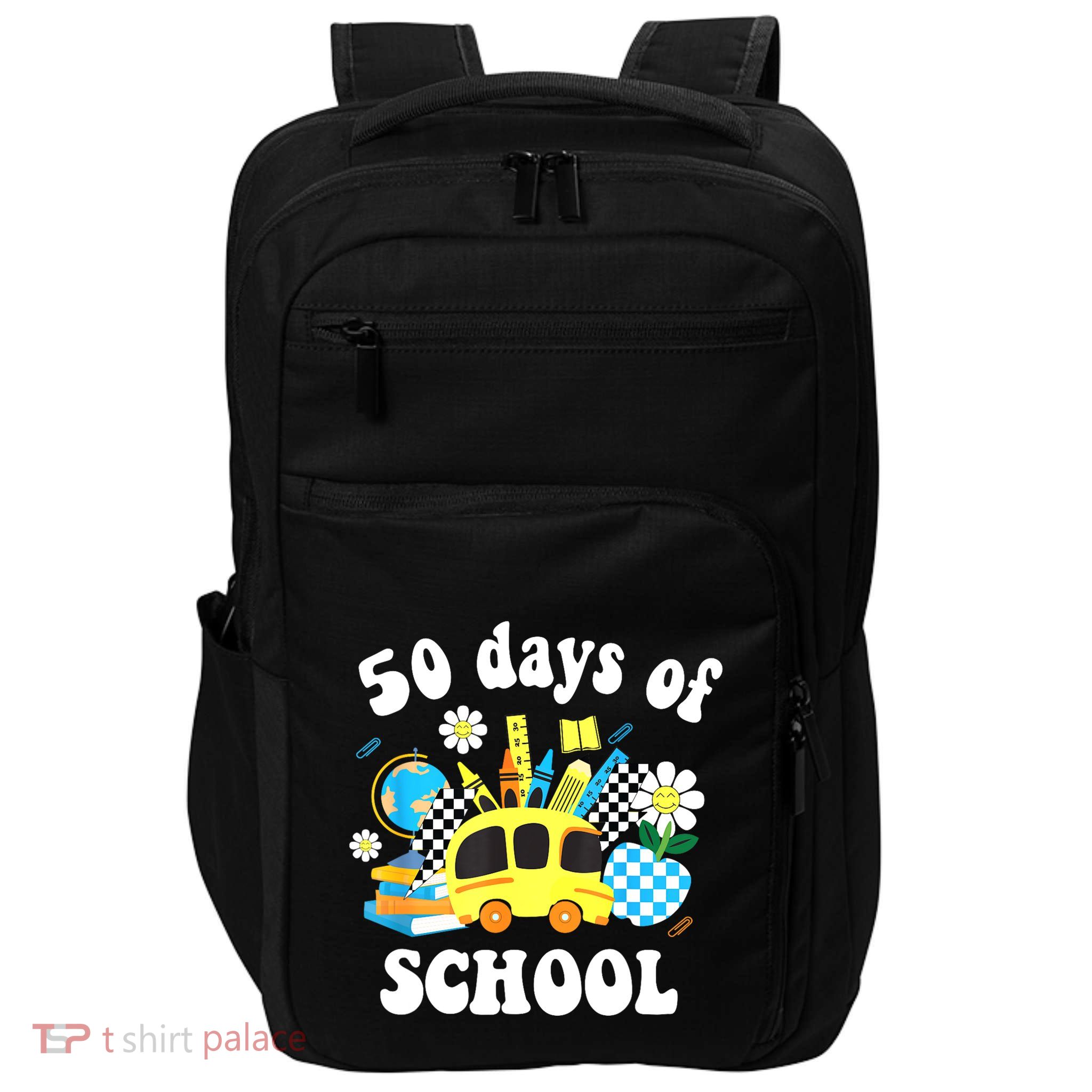 50 Days Of School 50th Day Of School Impact Tech Backpack