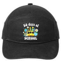50 Days Of School 50th Day Of School 7-Panel Snapback Hat