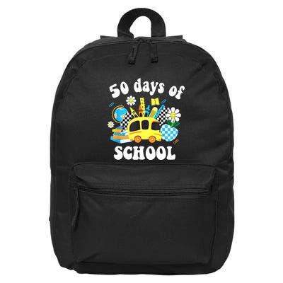 50 Days Of School 50th Day Of School 16 in Basic Backpack