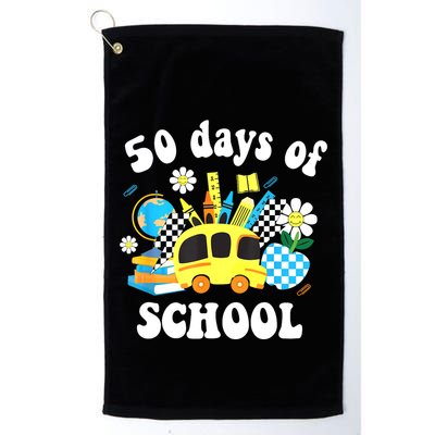 50 Days Of School 50th Day Of School Golf Towel