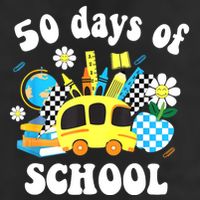 50 Days Of School 50th Day Of School Golf Towel