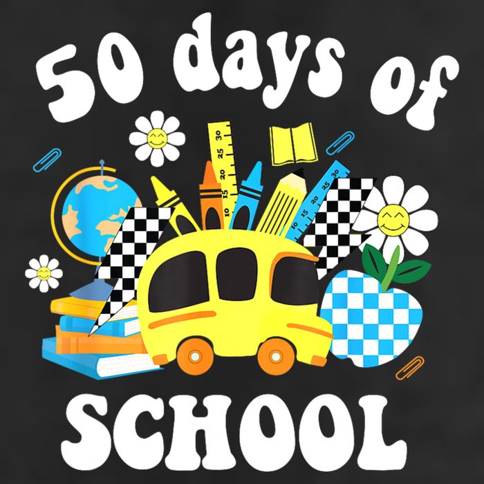50 Days Of School 50th Day Of School Golf Towel