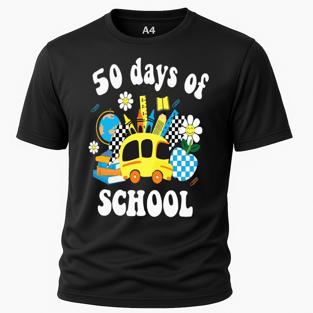50 days of school 50th day of school Cooling Performance Crew T-Shirt