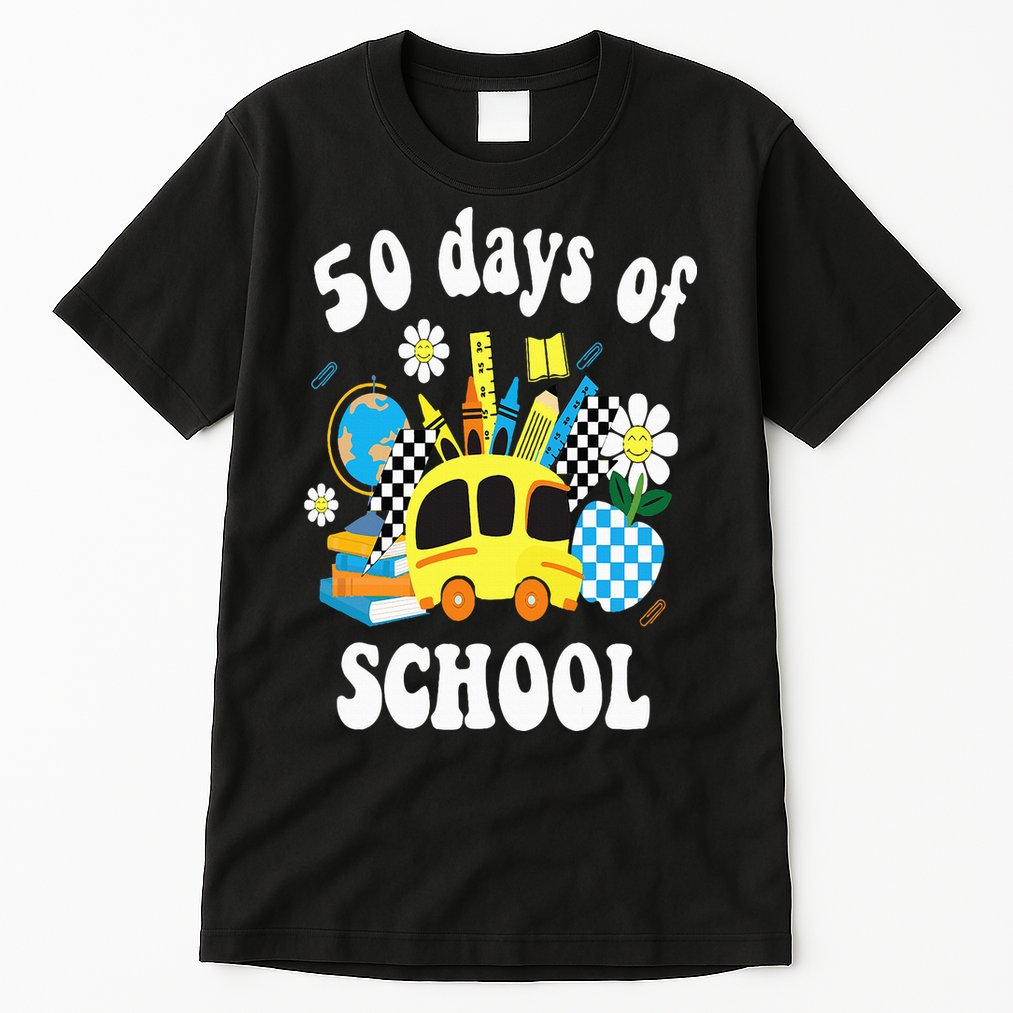 50 days of school 50th day of school Tall T-Shirt