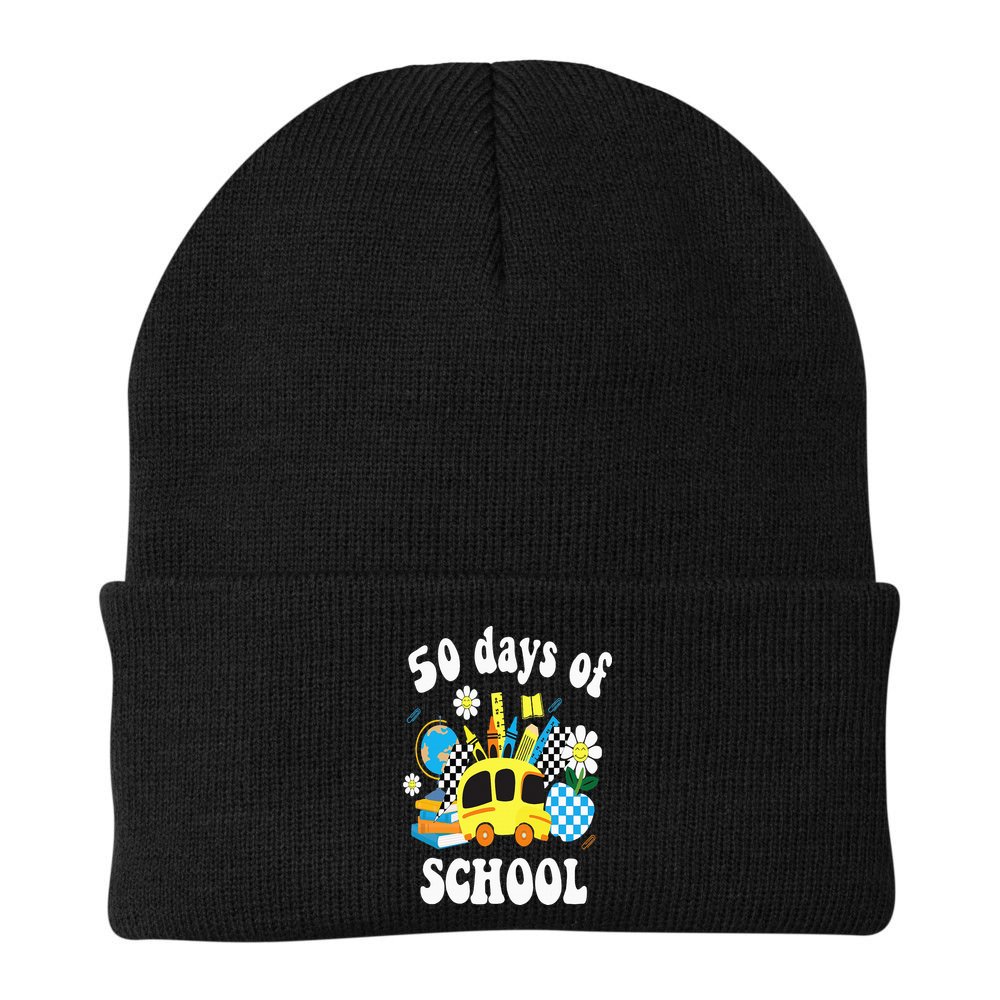 50 days of school 50th day of school Beanie