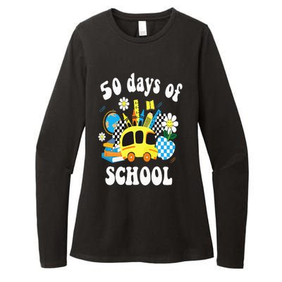 50 days of school 50th day of school Womens CVC Long Sleeve Shirt