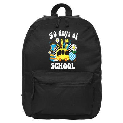 50 days of school 50th day of school 16 in Basic Backpack