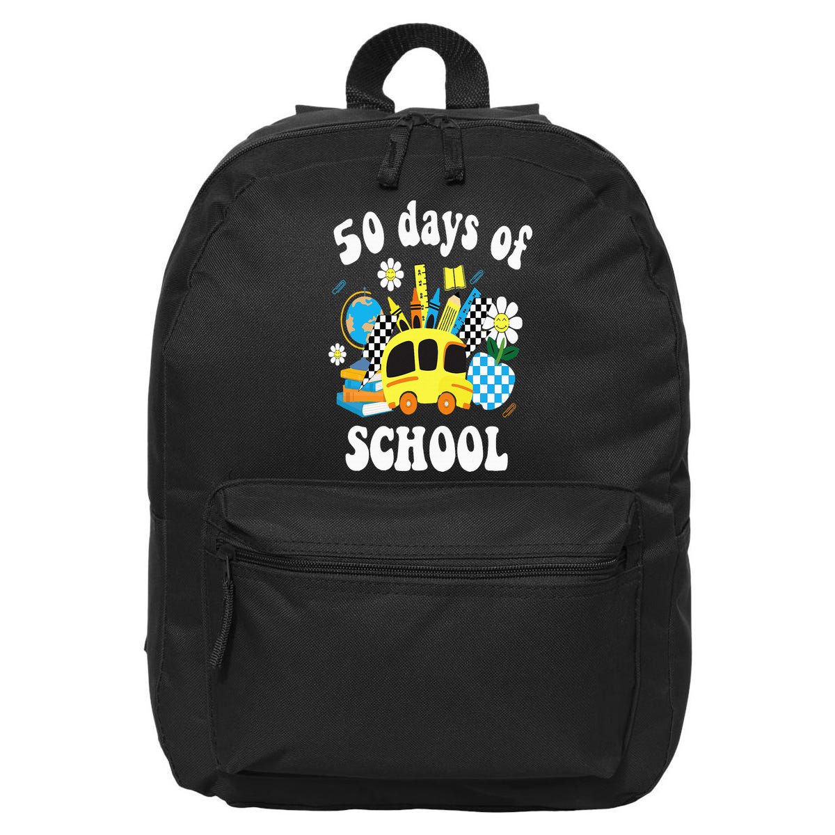 50 days of school 50th day of school 16 in Basic Backpack