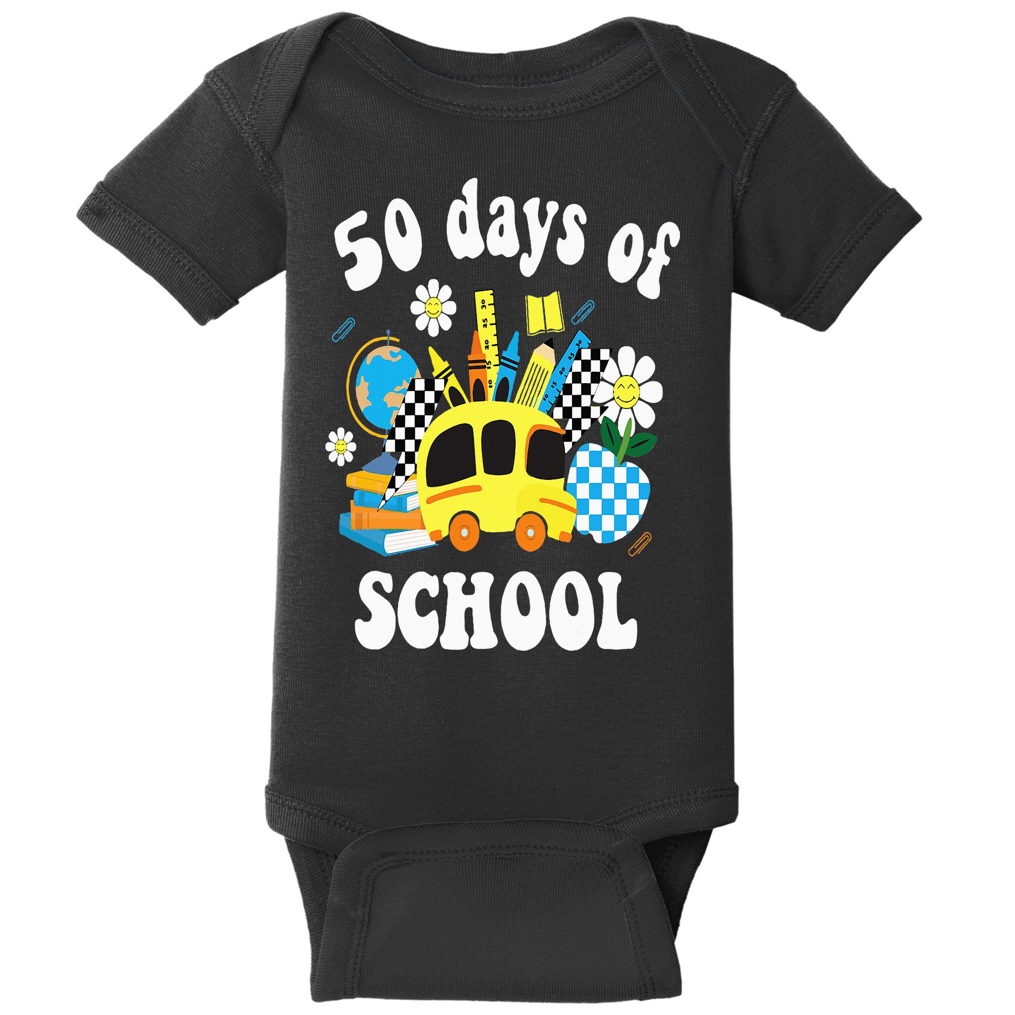50 days of school 50th day of school Baby Bodysuit