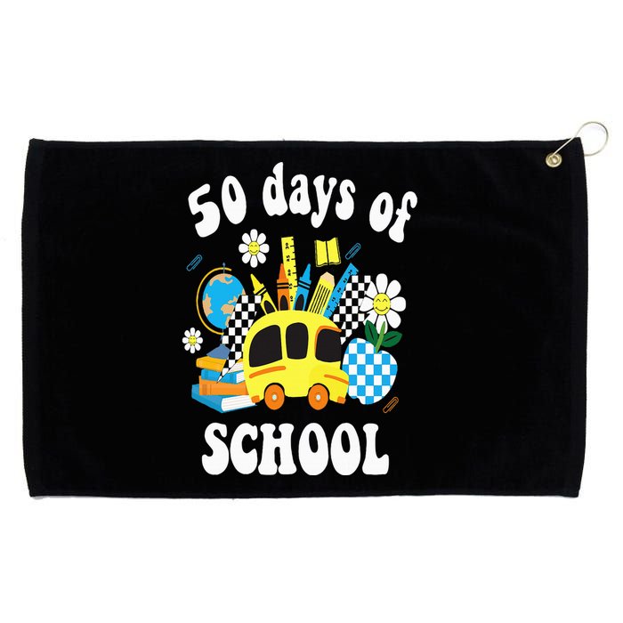 50 days of school 50th day of school Grommeted Golf Towel