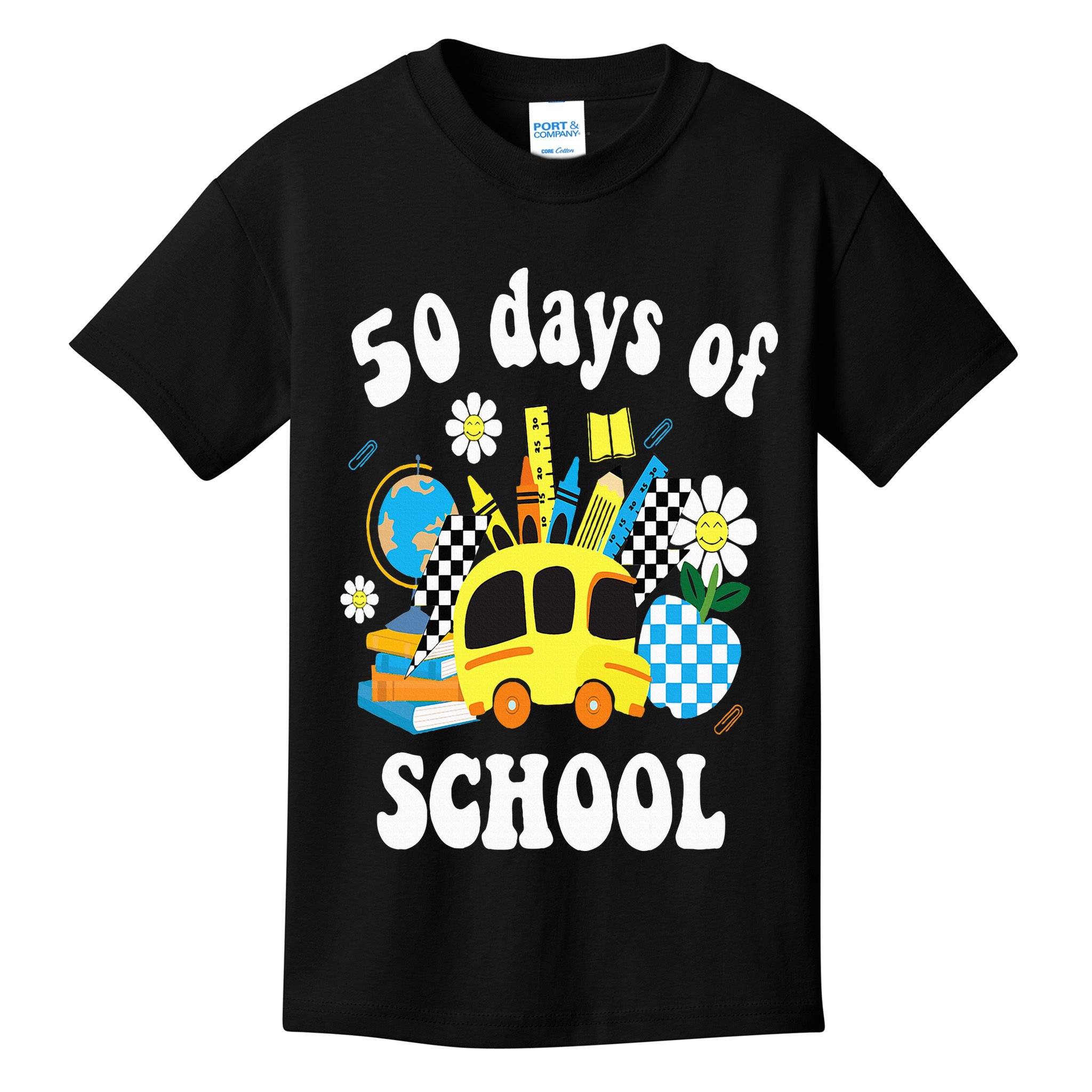 50 days of school 50th day of school Kids T-Shirt