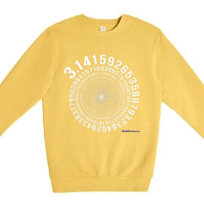 5,000 Digit Pi Day Spiral Premium Crewneck Sweatshirt