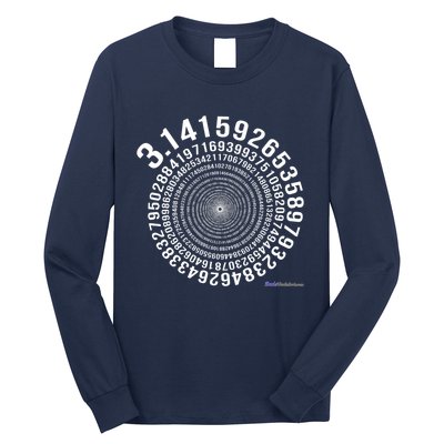 5,000 Digit Pi Day Spiral Long Sleeve Shirt