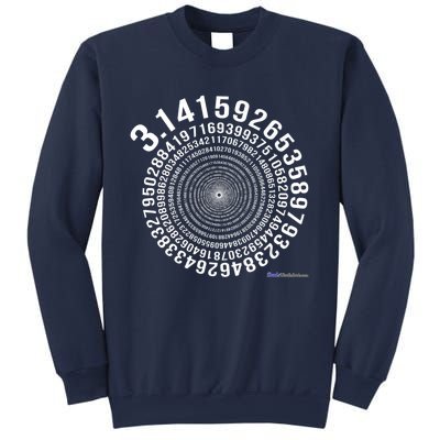 5,000 Digit Pi Day Spiral Sweatshirt