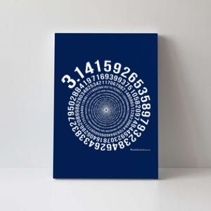 5,000 Digit Pi Day Spiral Canvas