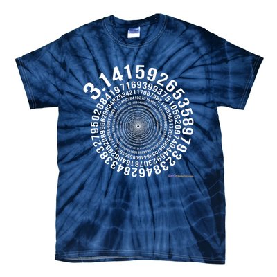 5,000 Digit Pi Day Spiral Tie-Dye T-Shirt