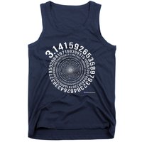 5,000 Digit Pi Day Spiral Tank Top